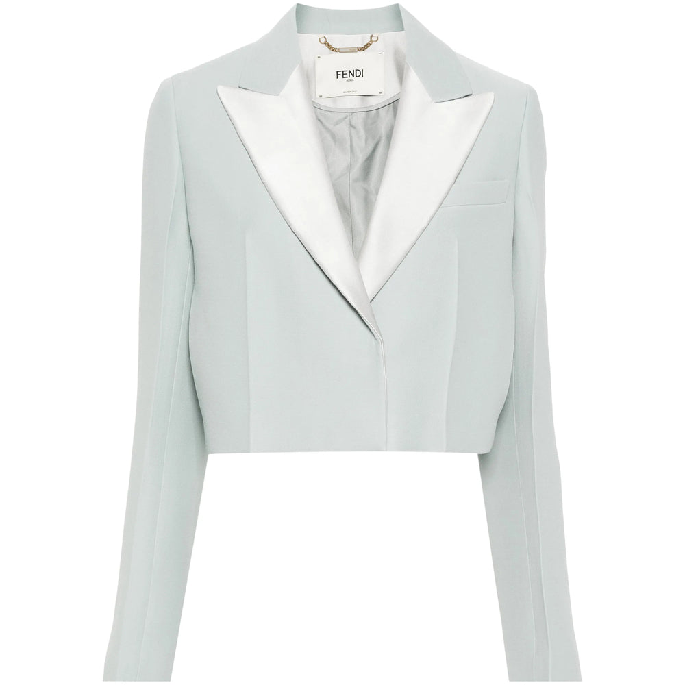 Fendi Blue Jackets - Blazers Women by Luosophy