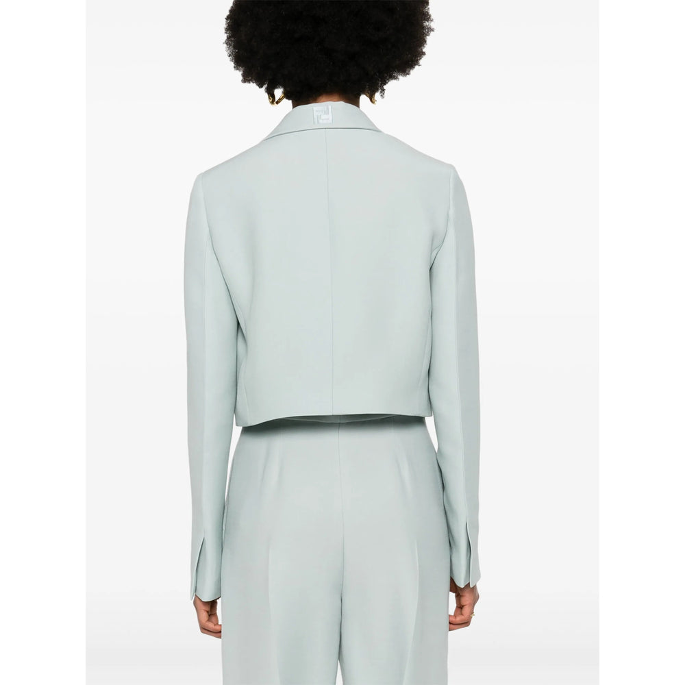 Fendi Blue Jackets - Blazers Women by Luosophy