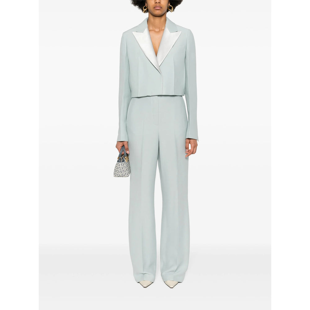 Fendi Blue Jackets - Blazers Women by Luosophy