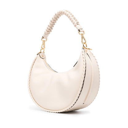 Fendi Neutrals Shoulder Bags Women by Luosophy