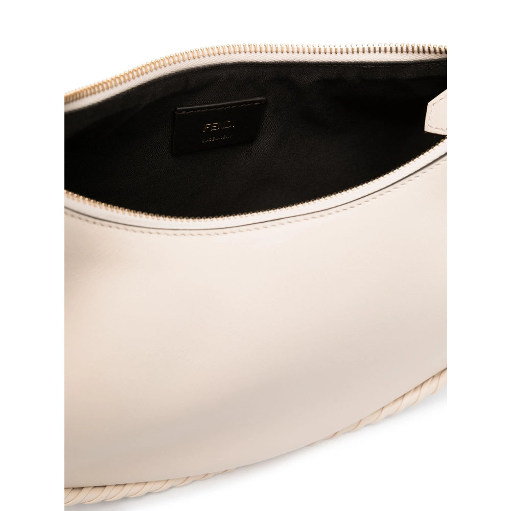 Fendi Neutrals Shoulder Bags Women by Luosophy
