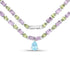 32.50 Carat Genuine Multi Stones .925 Sterling Silver Necklace by Bids.com