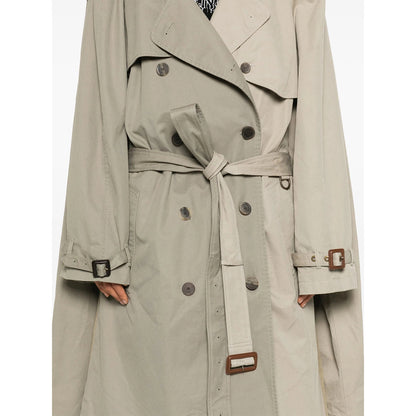 Balenciaga Neutrals Coats - Trench &amp; Raincoats Women by Luosophy
