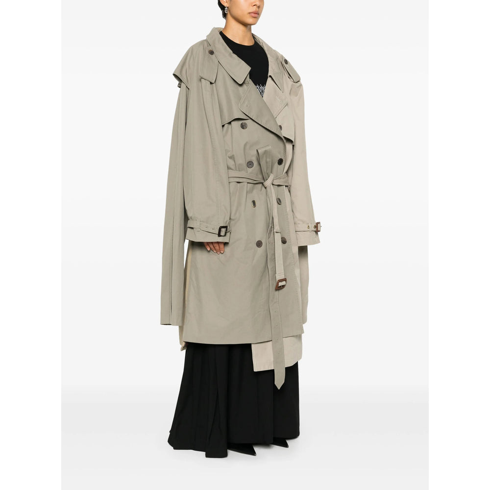 Balenciaga Neutrals Coats - Trench &amp; Raincoats Women by Luosophy