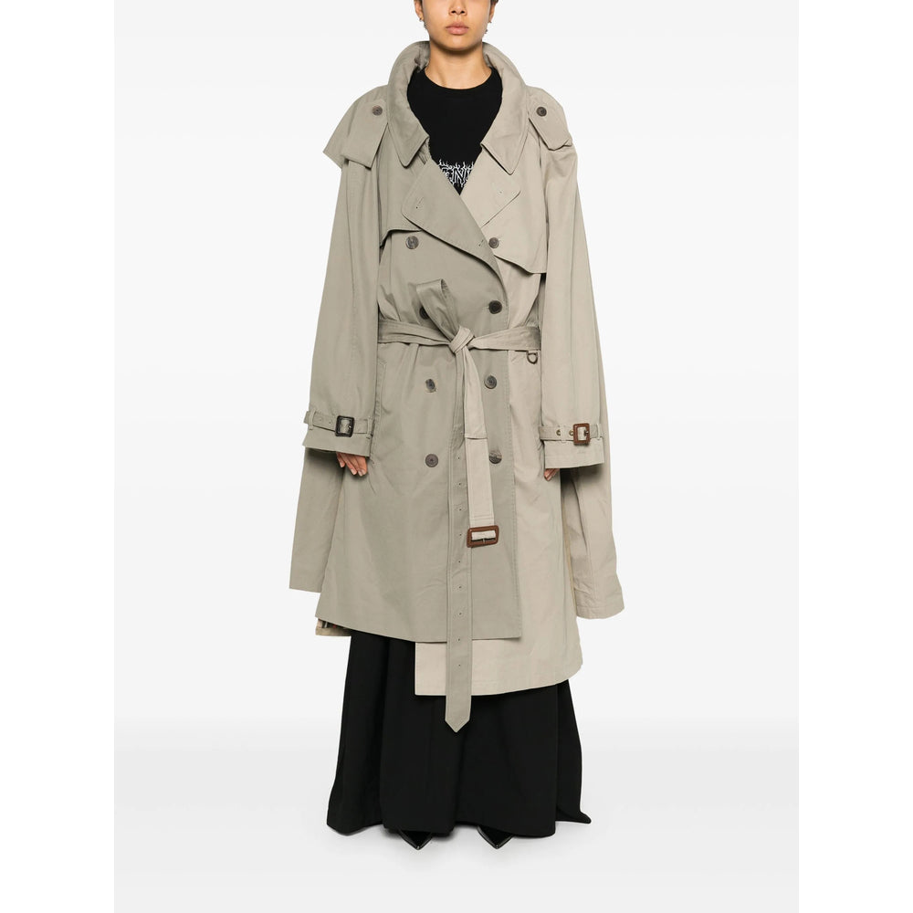 Balenciaga Neutrals Coats - Trench &amp; Raincoats Women by Luosophy