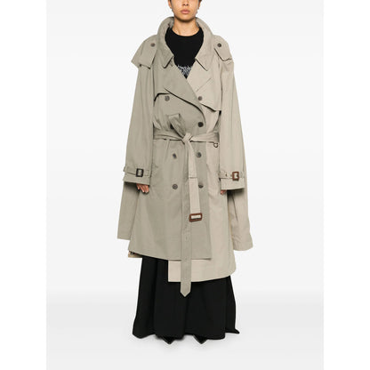 Balenciaga Neutrals Coats - Trench &amp; Raincoats Women by Luosophy