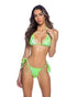 2PC Metallic Tie Dye Bikini Set