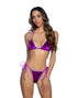 2PC Crushed Velvet Bikini Tie Set 