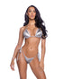 2PC Crushed Velvet Bikini Tie Set 