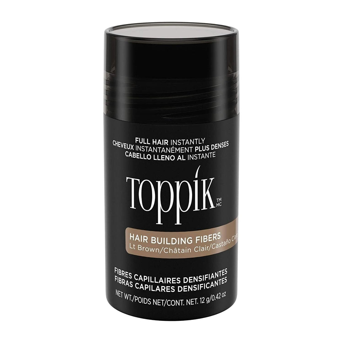 Toppik Hair Building Fibers Light Brown 0.11 oz by Pasteur Pharmacy