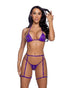 Bedazzled Rhinestone Garter Belt 