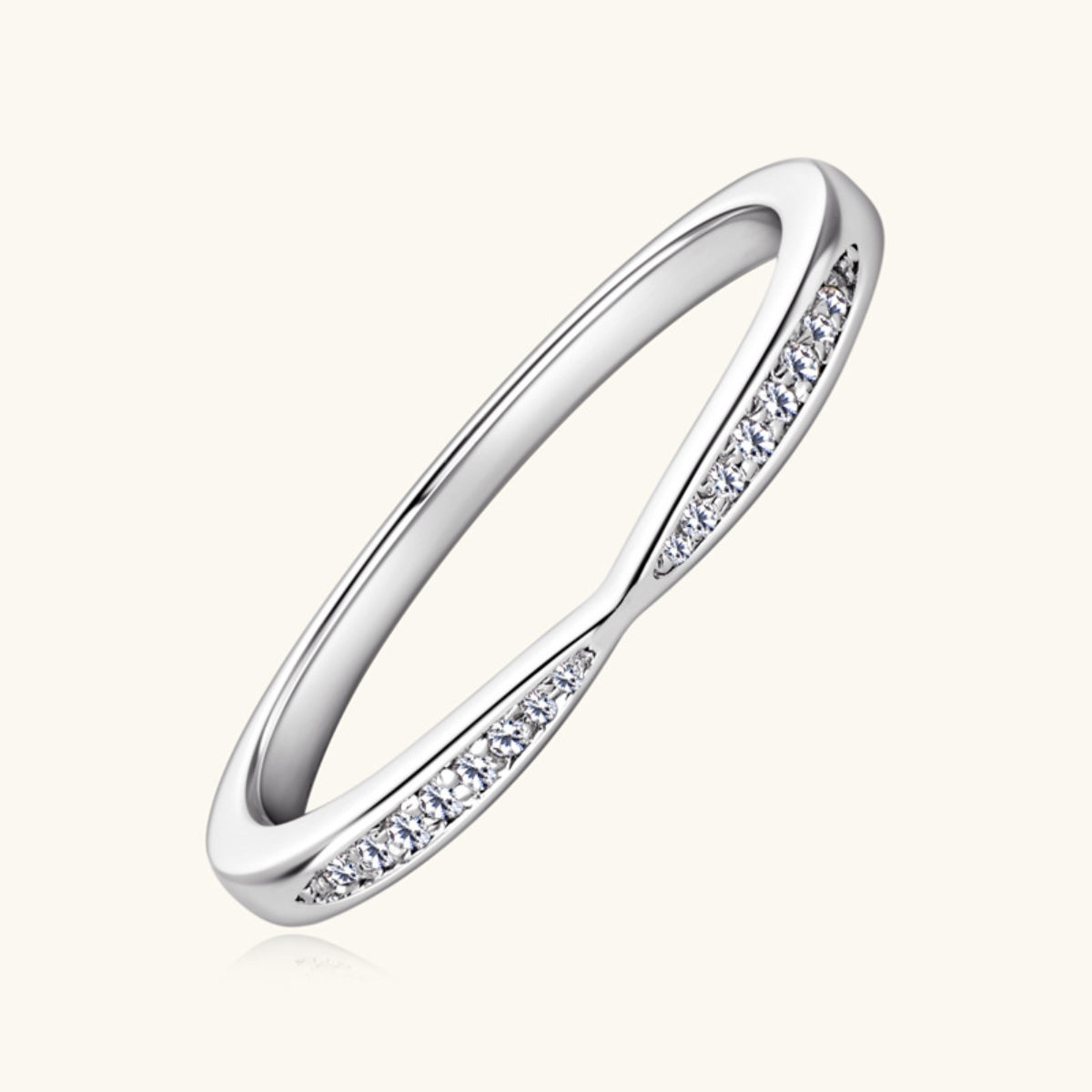 Pure Sterling Silver Inlaid Sparkala™ Ring - DestGlow
