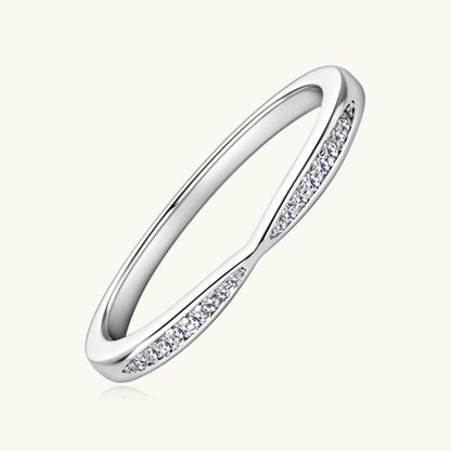 Pure Sterling Silver Inlaid Sparkala™ Ring - DestGlow