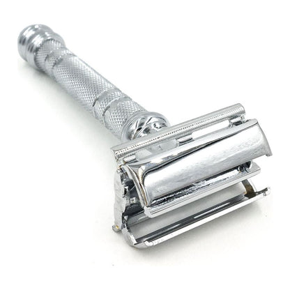 Parker 66r chrome heavy weight double edge safety razor