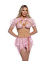 Butterfly & Sequin Puff Sleeve Shrug