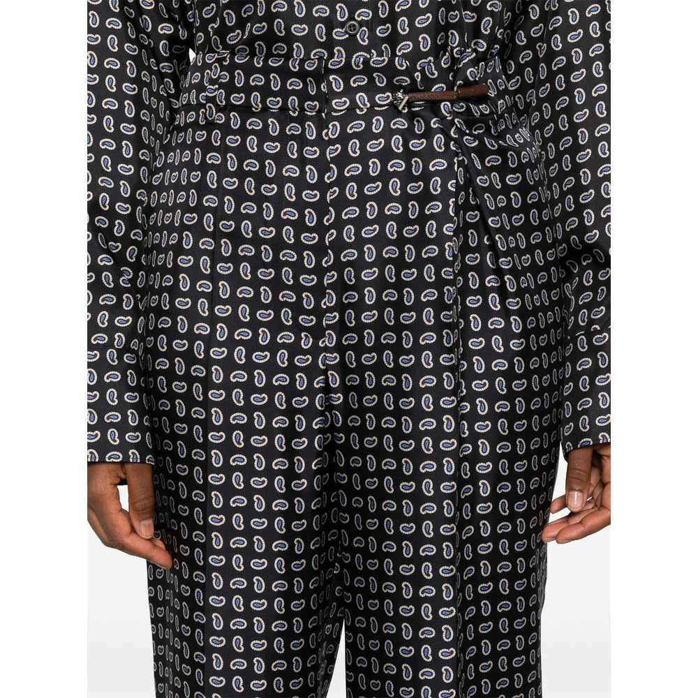 Prada Blue Trousers - Tailored Trousers Women by Luosophy