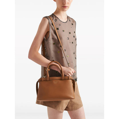 Prada Brown Tote Bags Women by Luosophy
