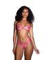Rhinestone Foil 2PC Exotic Dancewear Bikini Set by Rave Fix