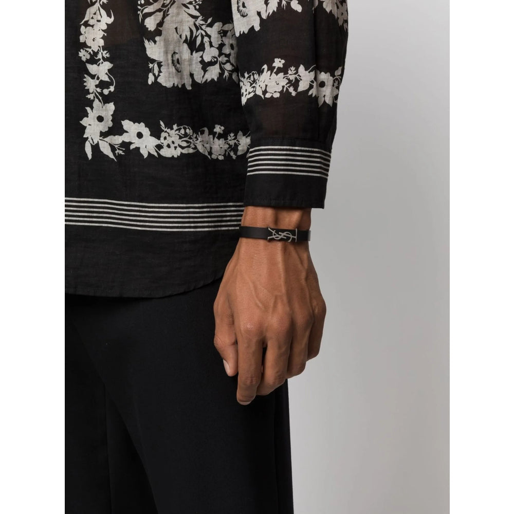 Saint Laurent Black Bracelets Women by Luosophy