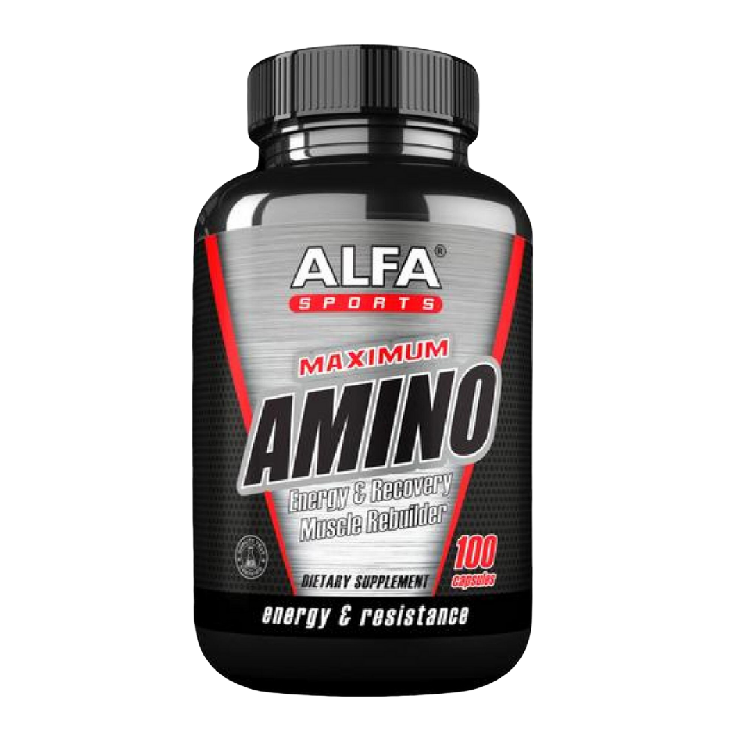 Alfa Sports Maximum Amino Energy &amp; Recovery (100 Capsules) by Farmacias Savia