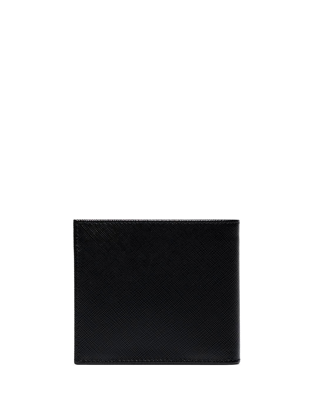 Prada Men Portafoglio Bi-Fold Con Portamonete In Pelle Saffiano by Luosophy