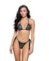 Sequin Net Tie Side 2PC Bikini Set by Rave Fix