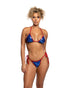 Metallic Print Tie Side 2PC Bikini Set by Rave Fix