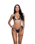 Shimmer Open Cup Tie Side 2PC Bikini Set by Rave Fix