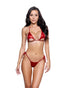 Shimmer Open Cup Tie Side 2PC Bikini Set by Rave Fix