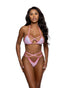 Sequin Strappy Ring 2PC Bikini Set by Rave Fix