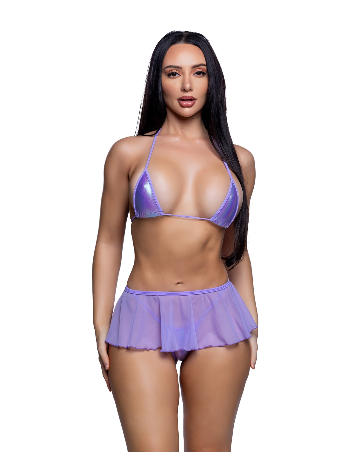 Mesh Flutter Skirt Cover-Up by Rave Fix