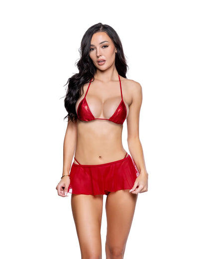 Mesh Flutter Skirt Cover-Up by Rave Fix