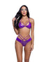 Holographic Python Strappy 2PC Bikini Short Set by Rave Fix