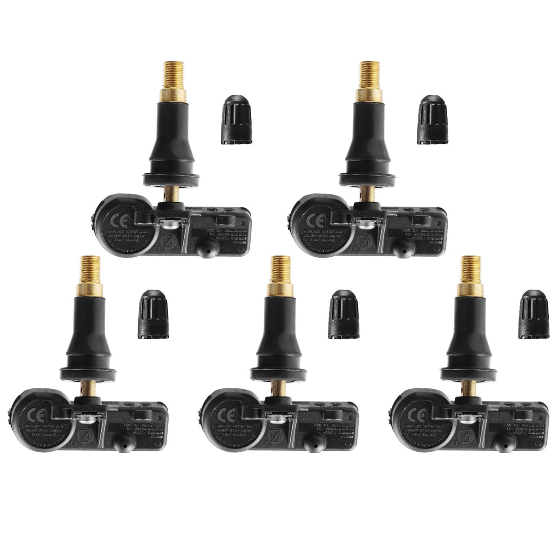 5PCS Tire Pressure Sensor TPMS Tire Pressure Monitoring System Sensor for Jeep Chrysler Dodge Ram 