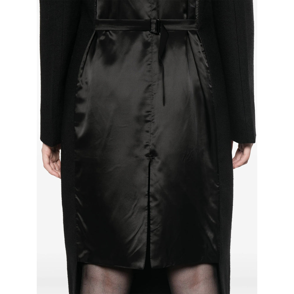 Prada Black Coats - Double Breasted &amp; Peacoats Women by Luosophy