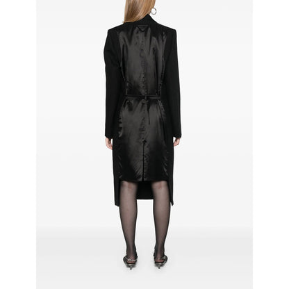 Prada Black Coats - Double Breasted &amp; Peacoats Women by Luosophy