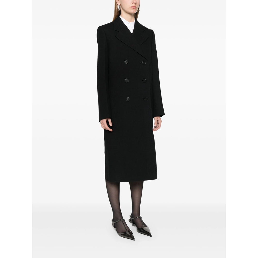 Prada Black Coats - Double Breasted &amp; Peacoats Women by Luosophy