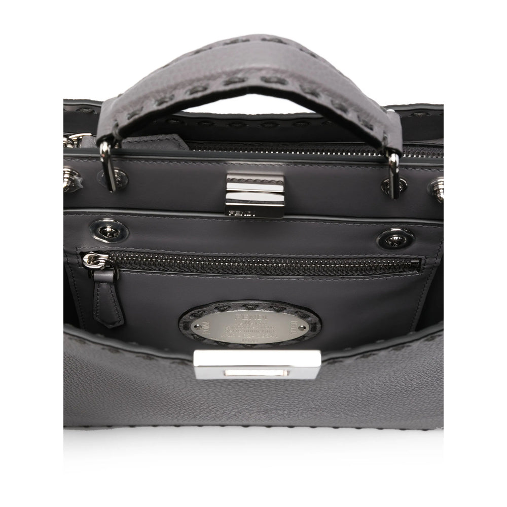 Fendi Grey Shoulder Bags Men by Luosophy