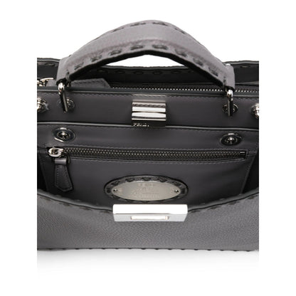 Fendi Grey Shoulder Bags Men by Luosophy