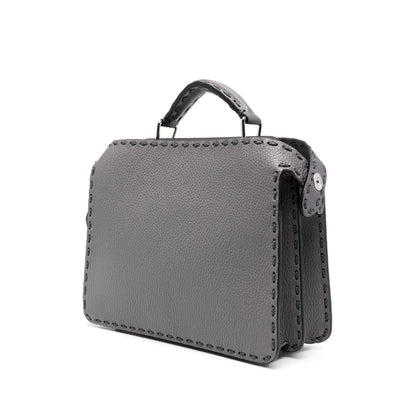 Fendi Grey Shoulder Bags Men by Luosophy
