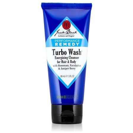 Jack Black Turbo Wash Energizing Cleanser for Hair &amp; Body, 3 fl. oz.