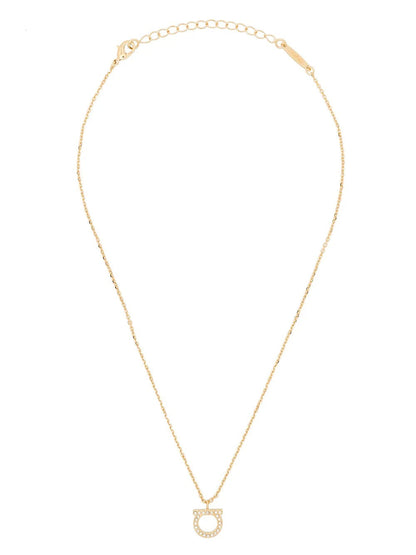Ferragamo Women Gancini Crystals Necklace - L by Luosophy