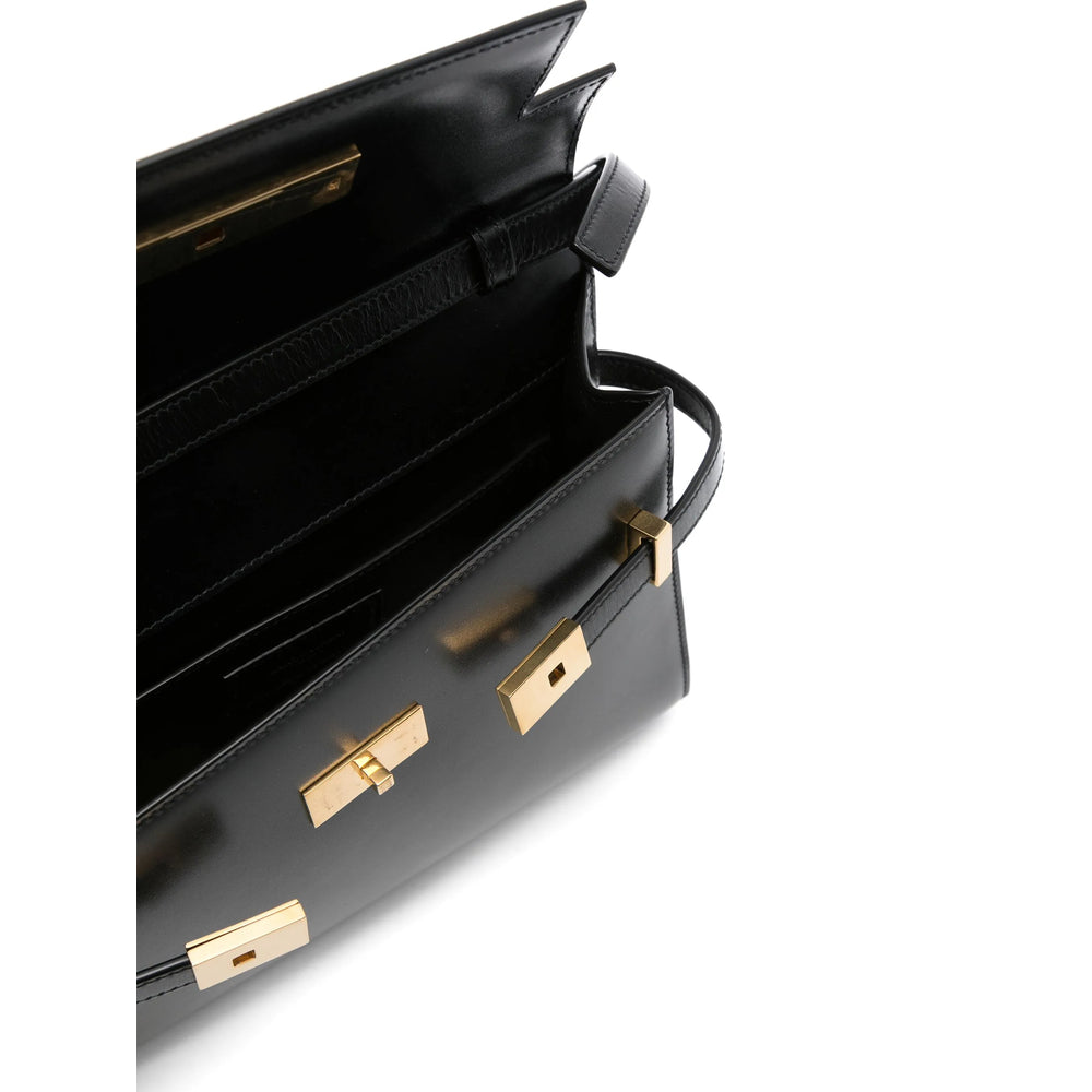 Saint Laurent Black Shoulder Bags Women by Luosophy