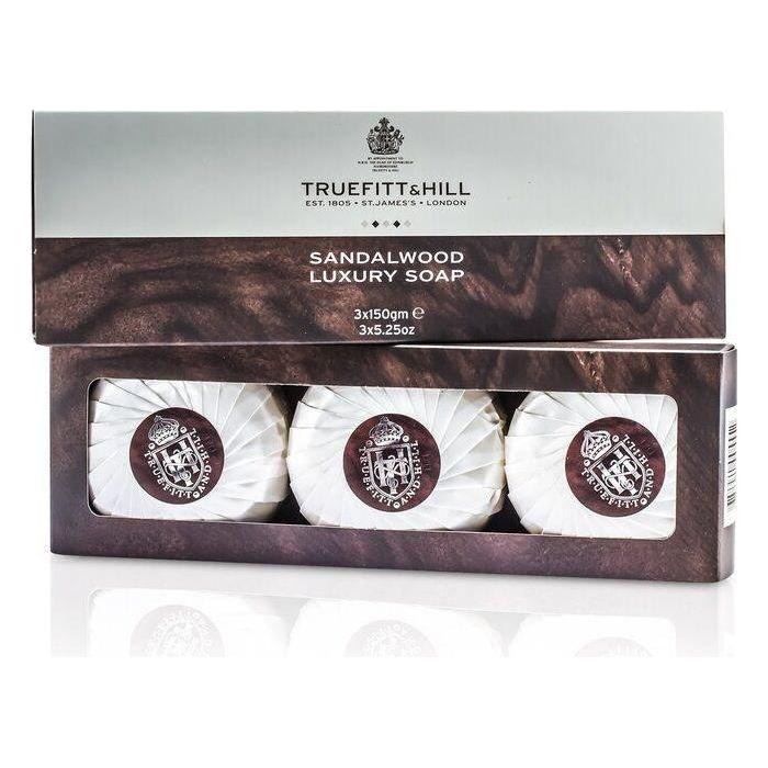Truefitt &amp; Hill Sandalwood Luxury Soap 3 X 5.25 oz. by Pasteur Pharmacy