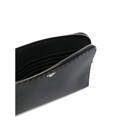 Fendi Black Clutch Bags Men by Luosophy
