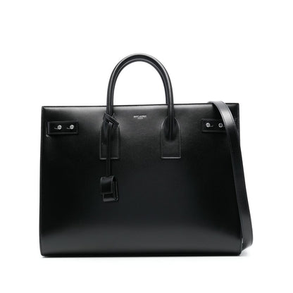 Saint Laurent Black Tote Bags Men by Luosophy