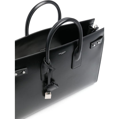 Saint Laurent Black Tote Bags Men by Luosophy