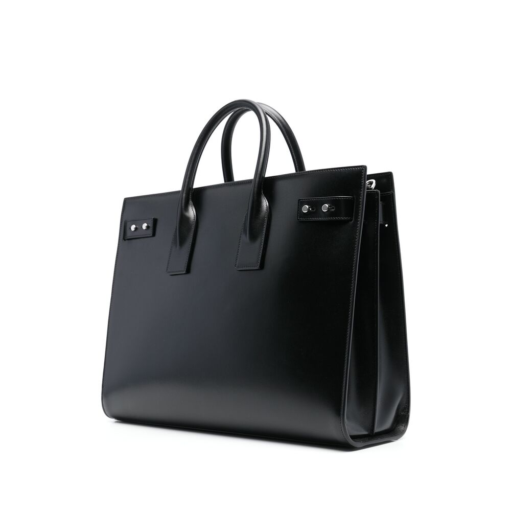 Saint Laurent Black Tote Bags Men by Luosophy