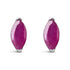 .925 Sterling Silver 1/2 Cttw Created Pink Ruby Gemstone Solitaire Stud Earrings by Bids.com