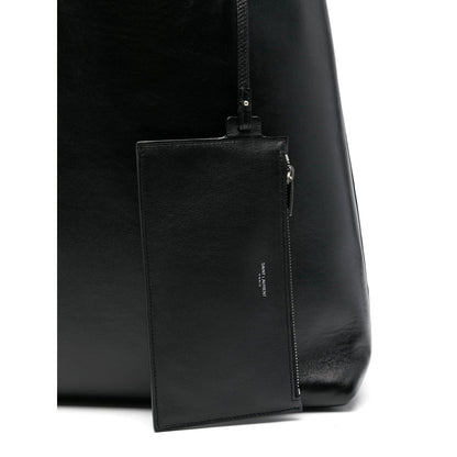 Saint Laurent Black Tote Bags Men by Luosophy